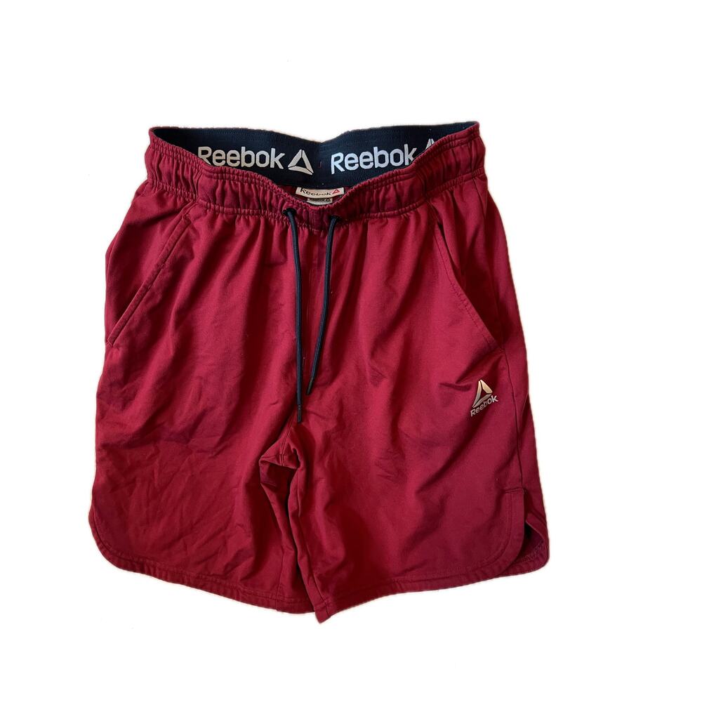 Reebok Burgundy Athletic Shorts Men's Size S